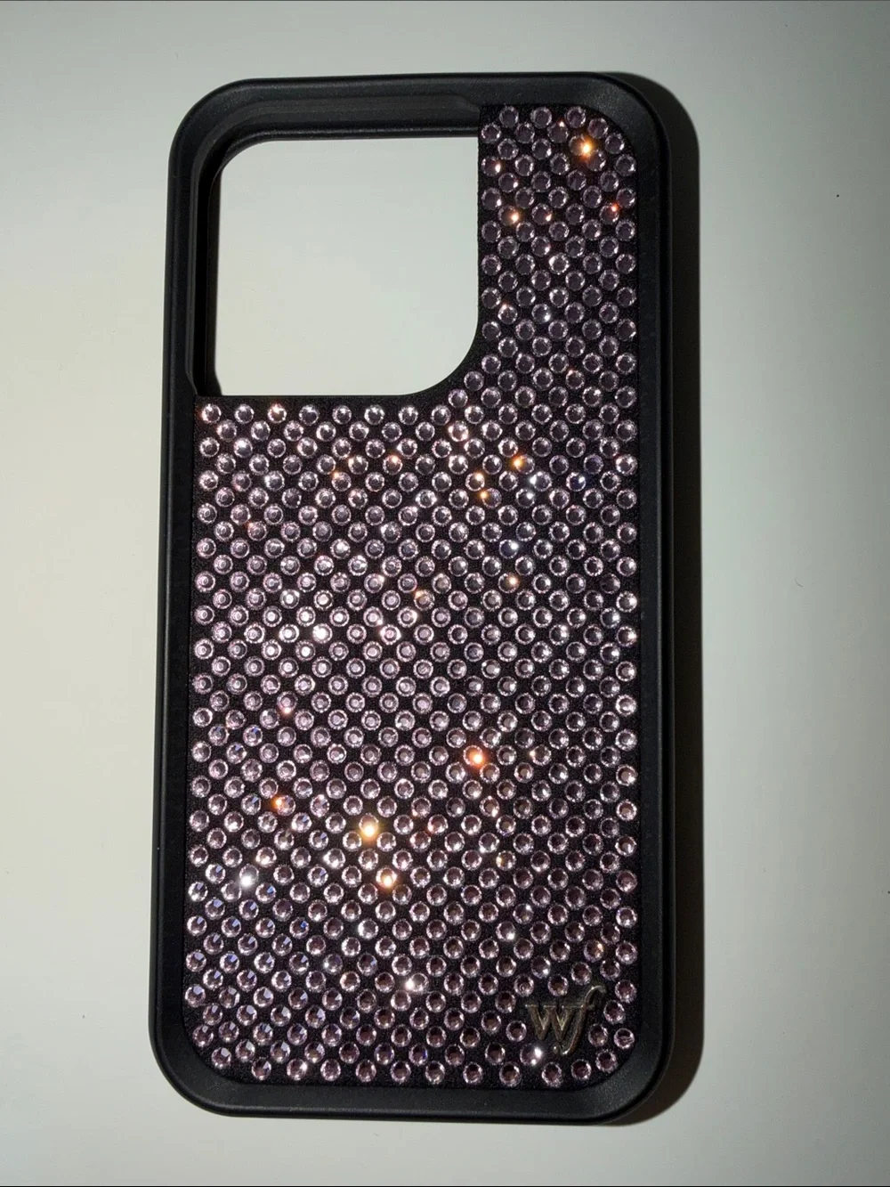 Pink Rhinestone iPhone 15 Pro Wildflower case